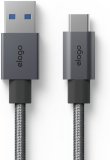 elago USB-C to USB-A Braided Cable (Dark Grey)