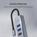 UNITEK uHUB Q4+ 4-in-1 USB-C Ethernet Hub