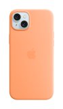 iPhone 15 Plus Silicone Case with MagSafe - Orange Sorbet