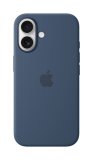 iPhone 16 Silicone Case with MagSafe - Denim