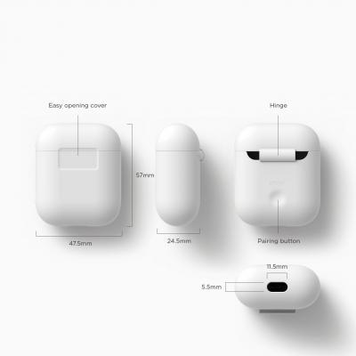 Elago Airpods Silicone Case - White