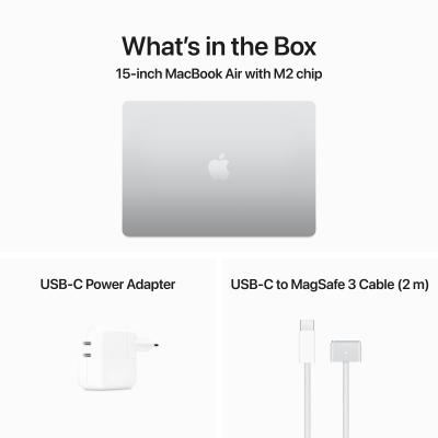 15" MacBook Air M3 8cCPU/10cGPU/512GB/16GB Silver