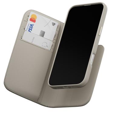 Card Folio M for 16 Pro Max Leather Flip Case Starlight IN STOCK