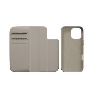 Card Folio M for 16 Pro Leather Flip Case Starlight IN STOCK