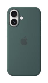 iPhone 16 Plus Silicone Case with MagSafe - Lake Green